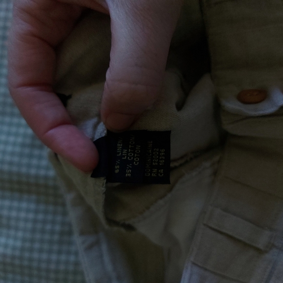 Vintage linen shorts - Picture 4 of 5